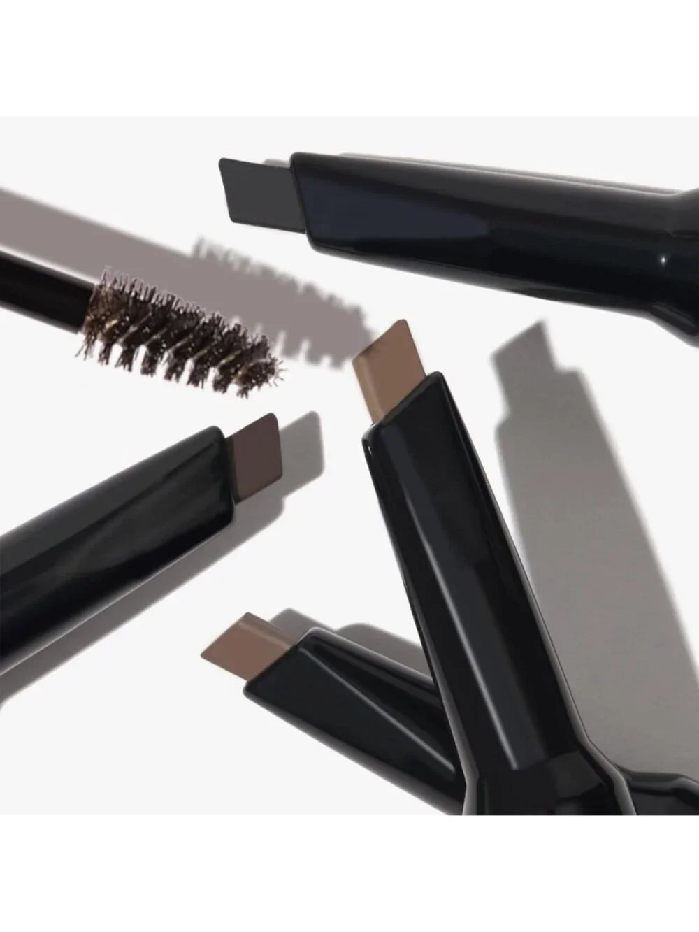 Waterproof 2-in-1 Eyebrow Pencil & Gel - Dark Brown, Smudge-Proof, Long-Lasting